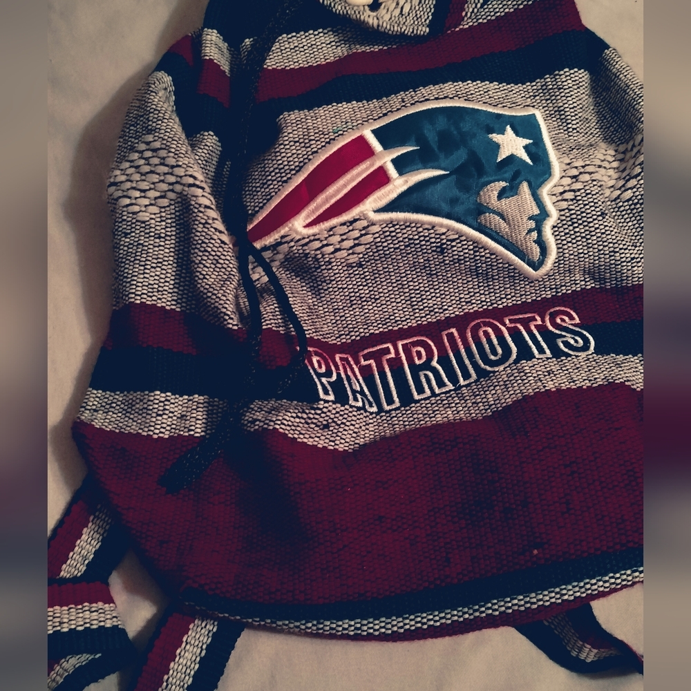 Patriots knitted backpack